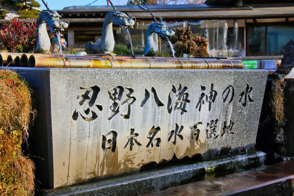 忍野八海　名水百選・美しい湧き水の泉の風景