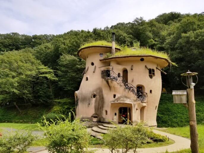 トーベ・ヤンソンあけぼの子どもの森公園の「きのこの家」