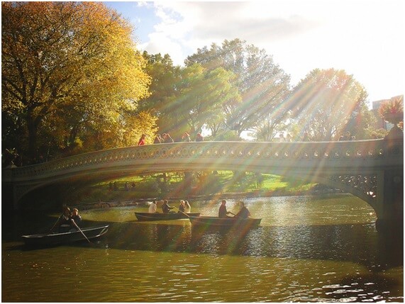 セントラル・パークの見どころ アメリカ合衆国国定歴史建造物「ボウ・ブリッジ」